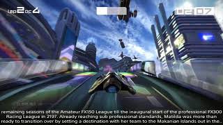 WipEout Omega Collection  The Pilot Archives Matilda Rotthier Backstory [upl. by Akeber502]