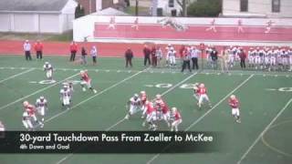 Wittenberg Football Play Of The Game  10111 [upl. by Fenelia738]