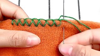 The Most Practical Manual Overlock Stitch 🤗Super Simple Tutorial For Beginners [upl. by Fanchon]