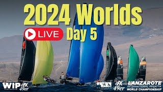 LIVESTREAM  Day 5  49er amp 49erFX Skiff World Championships [upl. by Anitselec]