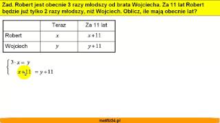 Równania i układy równań z metodą podstawiania  Matfiz24pl [upl. by Nylaf]