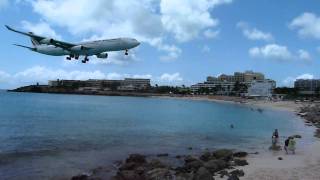 Air france  gros porteur atterrissage à Saint martin [upl. by Hanavas]