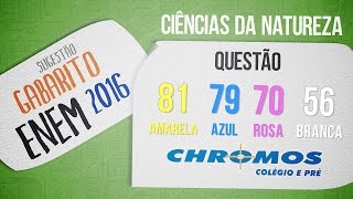 Gabarito ENEM 2016 CHROMOS  Prova Amarela Questão 81 [upl. by Eednim]