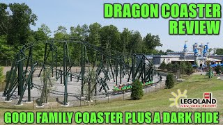 Dragon Coaster Review Legoland New York Zierer Coaster  Good Family Coaster Plus a Dark Ride [upl. by Anniroc]