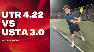 I Nearly Cracked Against a 30 Pusher  Tennis League Network Match 2 [upl. by Airdnahs]