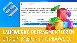 Windows 10 Defragmentierung von Festplatten erklärt  Automatische Defragmentierung Konfiguration [upl. by Nonrev]