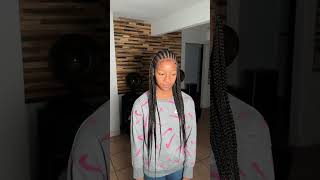 POV your clients don’t leave with stiff braids🙌🏽😭 knotless hairstyles shortsfeed braids fyp [upl. by Shana]