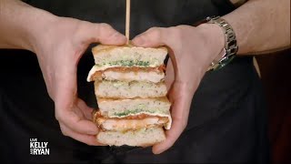 Chef Joshua Weissman Makes Chicken Parm Focaccia Sandwich Bites [upl. by Mchale168]