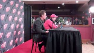 Detroit Red Wings High School Journalist Day [upl. by Corrine855]