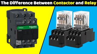 Why Electrician Not Use Relay in Power Circuit 🤔 Contactor vs Relay TheElectricalGuy [upl. by Lemej]