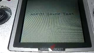 NeoGeo Pocket 24 kHz ADPCM Playback [upl. by Acima211]