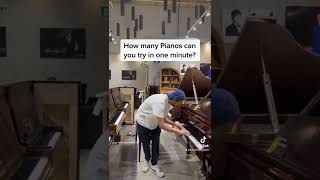 How many pianos can you play in a minute [upl. by Ahsuatal]