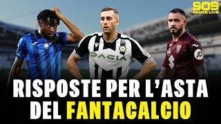 🚨 RISPOSTE PER IL FANTACALCIO asta e non solo da Lookman e Deulofeu a Sanabria [upl. by Nikal]