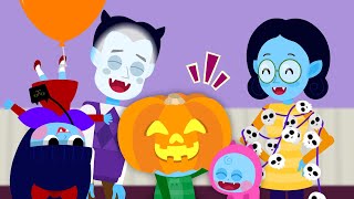 Dracula Familys Happy Halloween  Fun Halloween Decoration Song  Nursery Rhymes amp Kids Songs [upl. by Dominus]