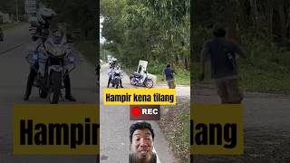 Sepeda motor hampir kena tilang polisi masukberanda [upl. by Igic112]