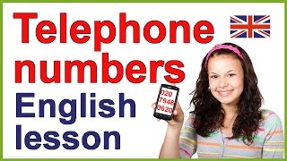 Telephone numbers in English [upl. by Linsk502]