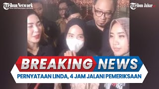 🟦FULL PERNYATAAN LINDA Sahabat VINA 4 Jam Jalani Pemeriksaan di Polres Cirebon Kota  KASUS VINA [upl. by Smoht]