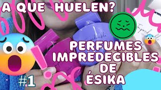 perfumes impredecible de ésika cual de los 3 es mi favorito aque huelen clásica misterius ésika [upl. by Lyndsay]