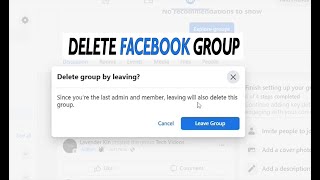 How to delete Facebook group Easy Solution [upl. by Kerat277]