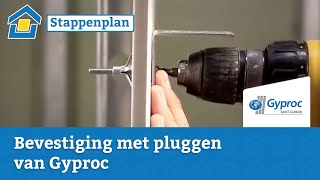 How to Bevestigen met pluggen van Gyproc [upl. by Ennayt]