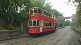 London Transport E1 tramcar slipping on wet rails [upl. by Pul]