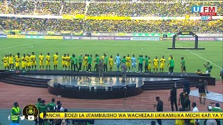 MWANZO MWISHO WACHEZAJI WA YANGA SC NA BENCHI LA UFUNDI WAKITAMBULISHWA SIKU YA WANANCHI 2023 [upl. by Halimak]