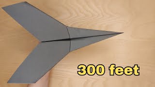 Origami plane How to make an easy paper Airplane that flies a lot [upl. by Courcy]