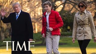 President Donald Trump’s Youngest Son Barron Is Officially A Teenager  TIME [upl. by Toney]