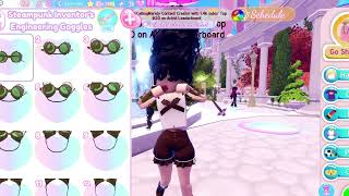 Buying and showing the new steampunk set and Candy Bag in the new halloween update in Royale High [upl. by Zorana]