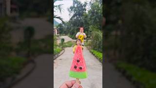 Kind girl eating watermelon ice cream 🍧 watermelon ice cream 🍓 eye candy shorts [upl. by Aihtiekal]