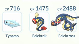 Eelektross Evolution Line Only Challenge 😎 Pokemon Go [upl. by Sonnie]