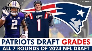 New England Patriots 2024 NFL Draft Grade  BOOM or BUST [upl. by Ennaitsirhc]