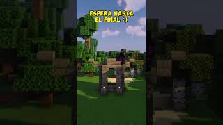 Minecraft Diseño de Portal Nether minecraft short minecrafttutorial minecraftviral [upl. by Annawoj70]