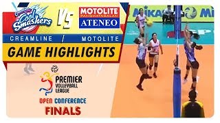 PVL OC 2018 Creamline vs AteneoMotolite  Game Highlights  December 8 2018 [upl. by Iknarf]