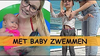 BABY ZWEMMEN 👶 MET KLEREN AAN 😱👕👖  Bellinga Familie Vlog971 [upl. by Neau]