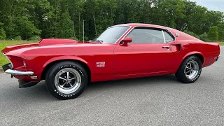 1969 Ford Mustang Boss 429 Candy Apple Red KK1873 [upl. by Nyroc45]