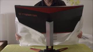 Acer Predator Z35 Curved Monitor 144200Hz  Unboxing und Test [upl. by Lib394]