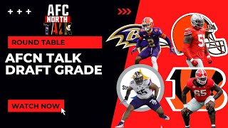 AFC North Talk  Draft Grade [upl. by Dnomra]