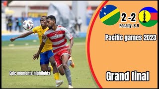 Epic Battle Unveiled Solomon Islands 🇸🇧 Vs New Caledonia  Pacific game 2023  Final Highlights [upl. by Sitruk]