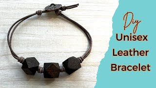 Unisex Leather Bracelet Tutorial  Learn some new tricks for perfect barrel knots [upl. by Oileve]