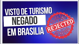 Visto americano negado minha entrevista em Brasília [upl. by Leumhs]