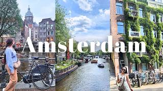 a couple of days in amsterdam  euro summer travel vlog 1 [upl. by Kevin]