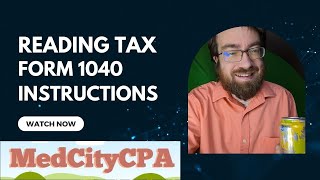 Reading 2023 Tax Form 1040 Instructions [upl. by Enelyar]