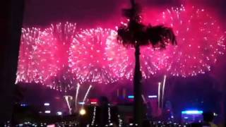 Chinese New Year FireworksStartHong Kong 2013 [upl. by Esyle407]