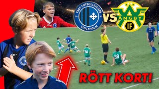 RÖTT KORT EFTER EN BRUTAL TACKLING BAKIFRÅN Täby FKÄngby IF P09 [upl. by Trish]