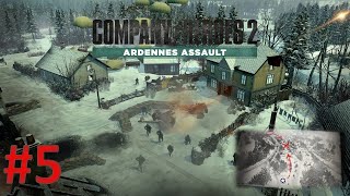 Company of Heroes 2 Ardennes Assault Playthrough Part 5 Houffalize Hard Difficulty [upl. by Eeliah]