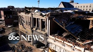 Tracing the 165mile path of the Kentucky tornado’s destruction l ABCNL [upl. by Mona]