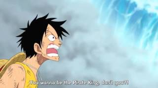 luffy talks to WhitebeardLuffys fierce attack ost [upl. by Hallimaj]