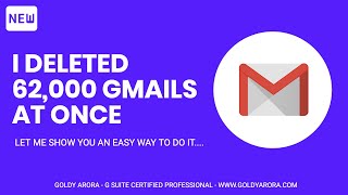 How to delete gmail messages in bulk [upl. by Ellekim]