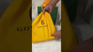 Pt2 GOYARD BElVEDERE BAG unboxing goyard belvedere [upl. by Assirhc]